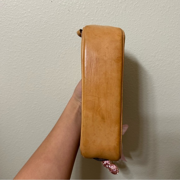 Coach Demi Hampton Monogram Shoulder Bag With Cherry Chain - Picture 8 of 10